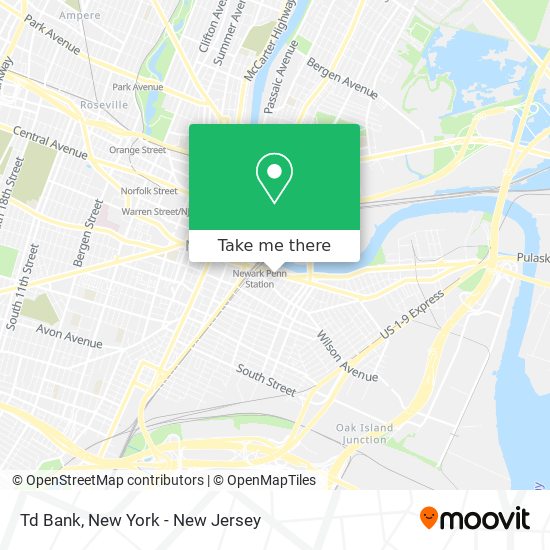 Td Bank map