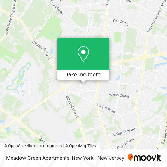Mapa de Meadow Green Apartments