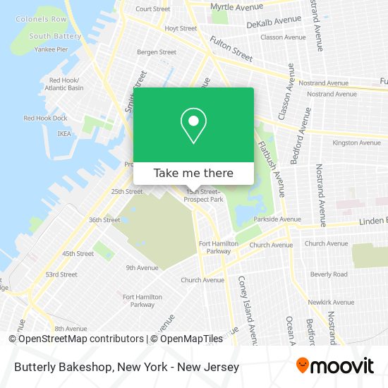 Mapa de Butterly Bakeshop