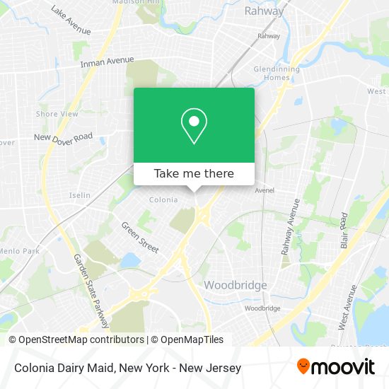 Mapa de Colonia Dairy Maid