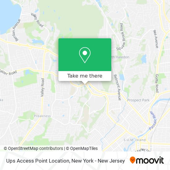 Ups Access Point Location map