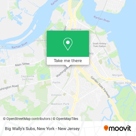 Big Wally's Subs map