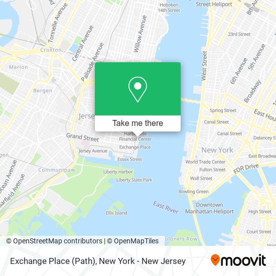 Mapa de Exchange Place (Path)