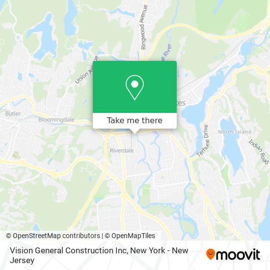 Mapa de Vision General Construction Inc