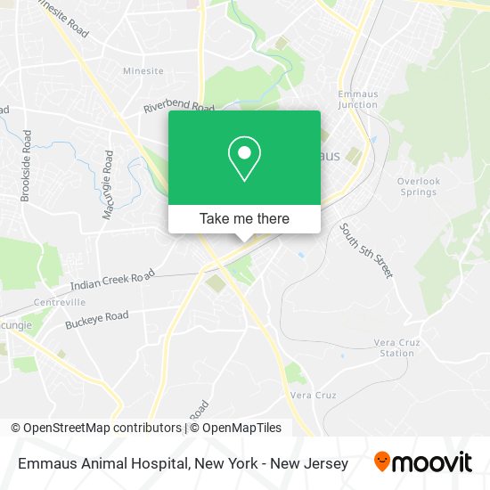 Emmaus Animal Hospital map