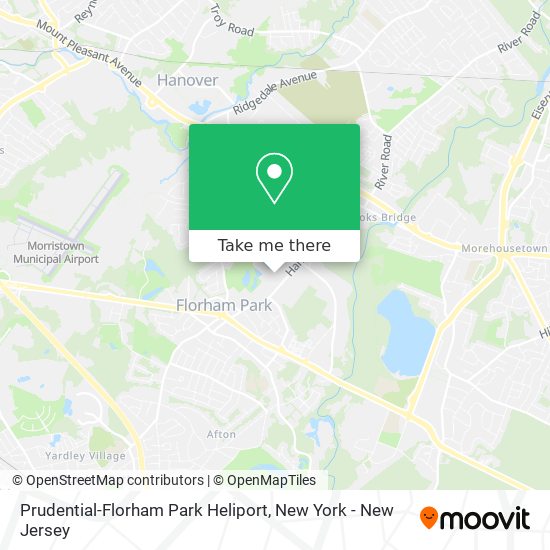 Mapa de Prudential-Florham Park Heliport