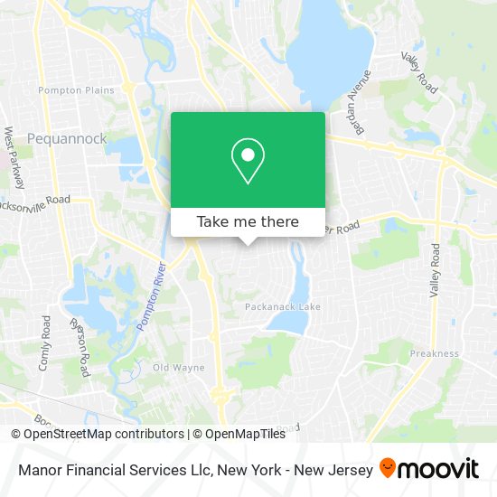 Mapa de Manor Financial Services Llc