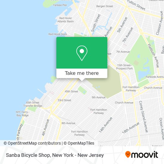 Mapa de Sanba Bicycle Shop