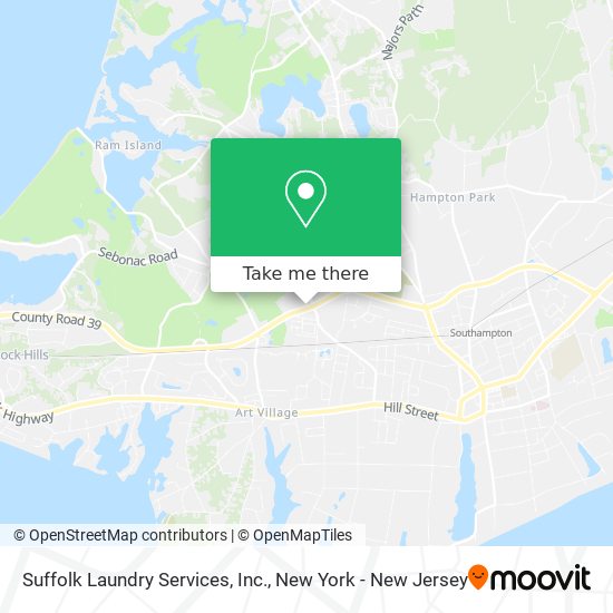 Mapa de Suffolk Laundry Services, Inc.