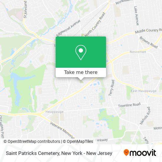 Saint Patricks Cemetery map