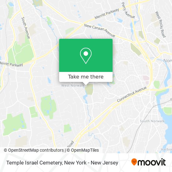 Temple Israel Cemetery map