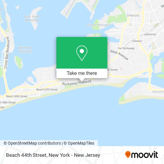 Beach 44th Street map