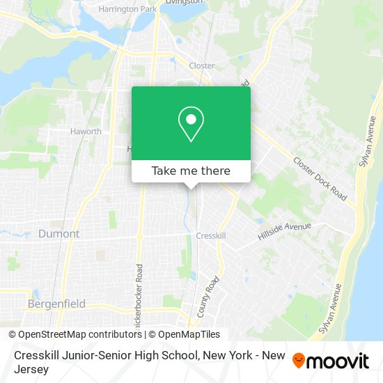 Cresskill Junior-Senior High School map