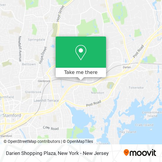 Darien Shopping Plaza map