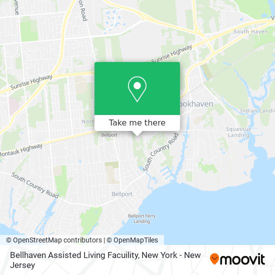 Bellhaven Assisted Living Facuility map