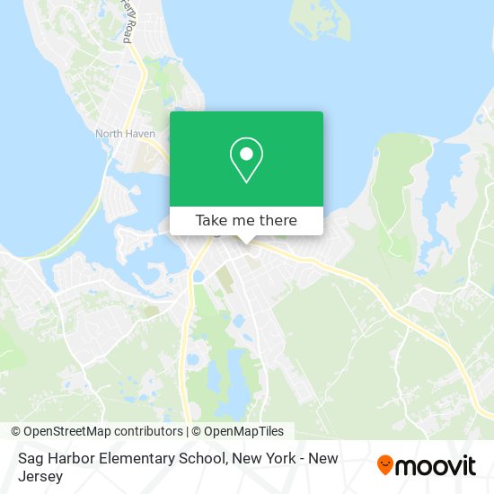 Mapa de Sag Harbor Elementary School