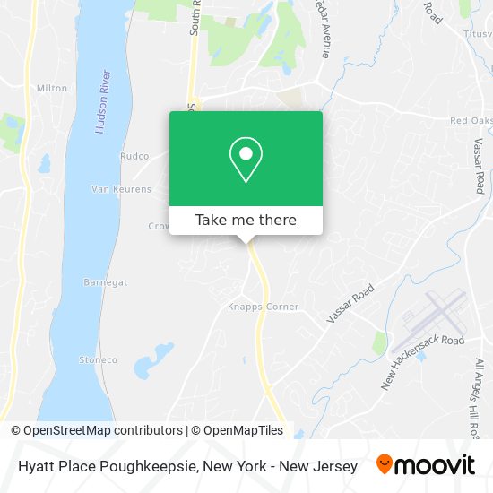 Hyatt Place Poughkeepsie map