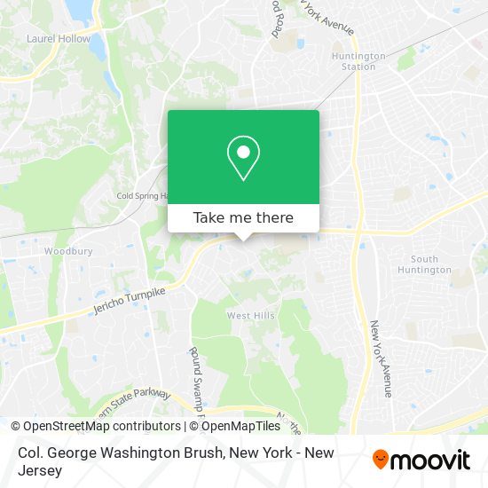 Mapa de Col. George Washington Brush