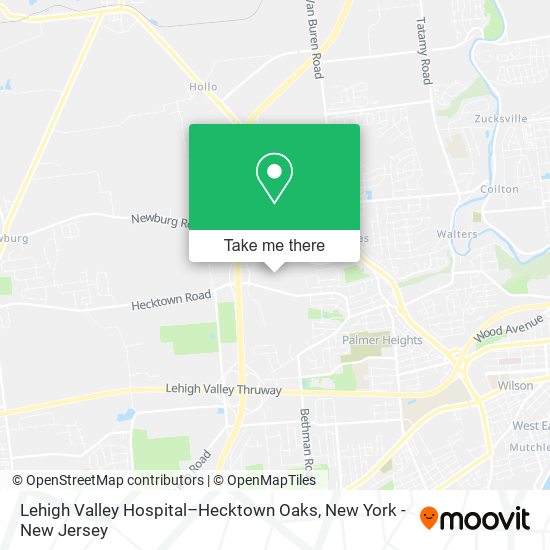Mapa de Lehigh Valley Hospital–Hecktown Oaks