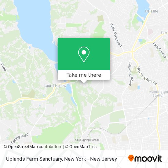 Mapa de Uplands Farm Sanctuary