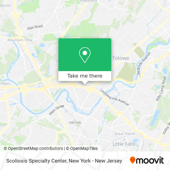 Scoliosis Specialty Center map