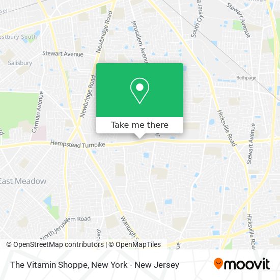 The Vitamin Shoppe map