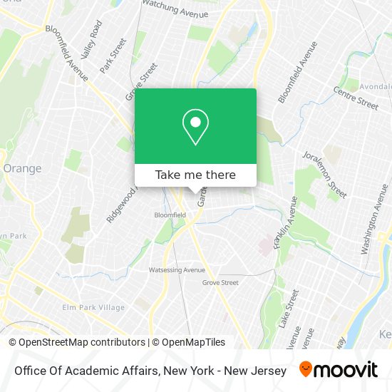 Mapa de Office Of Academic Affairs