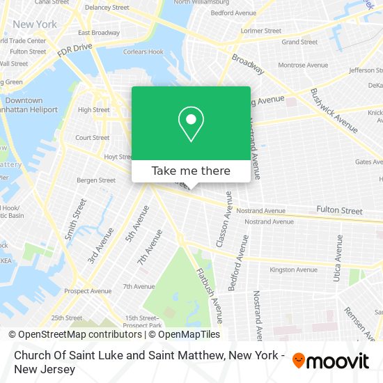 Church Of Saint Luke and Saint Matthew map