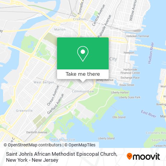Saint John's African Methodist Episcopal Church map
