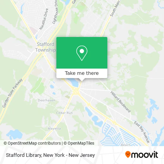 Stafford Library map