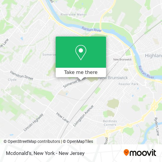 Mcdonald's map