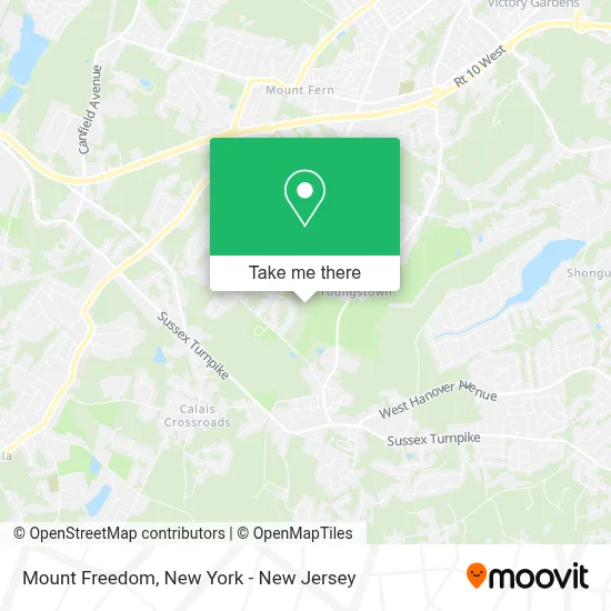 Mount Freedom map