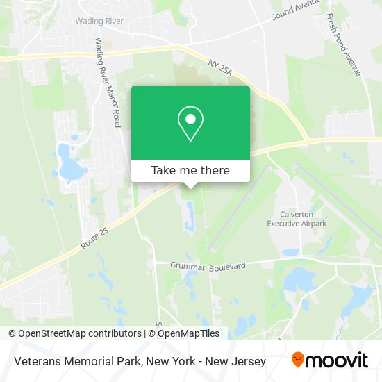 Veterans Memorial Park map