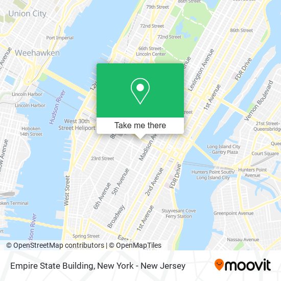 Empire State Building map