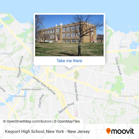 Keyport High School map