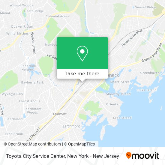 Toyota City Service Center map