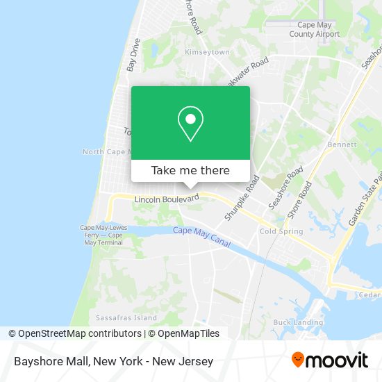 Mapa de Bayshore Mall