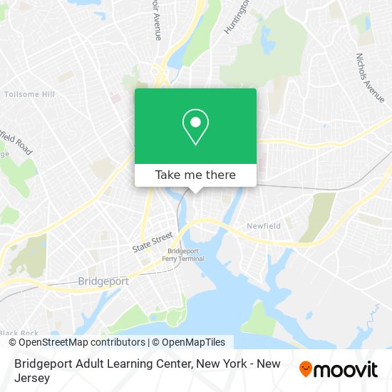 Bridgeport Adult Learning Center map