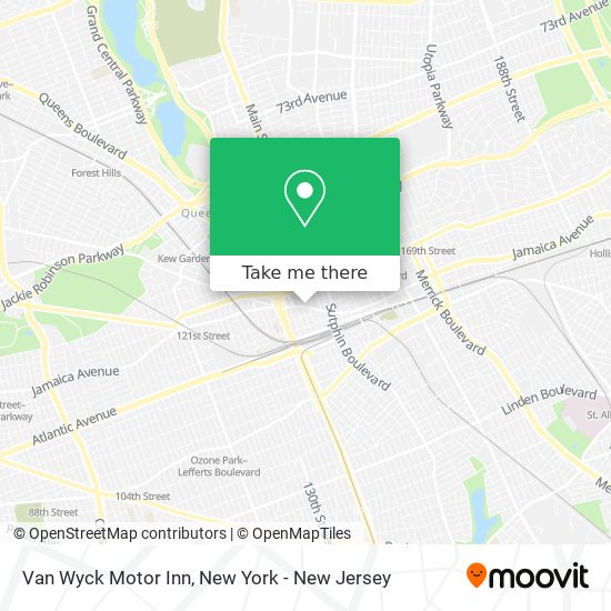 Van Wyck Motor Inn map