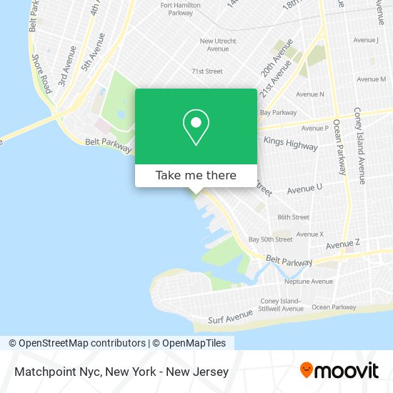 Matchpoint Nyc map