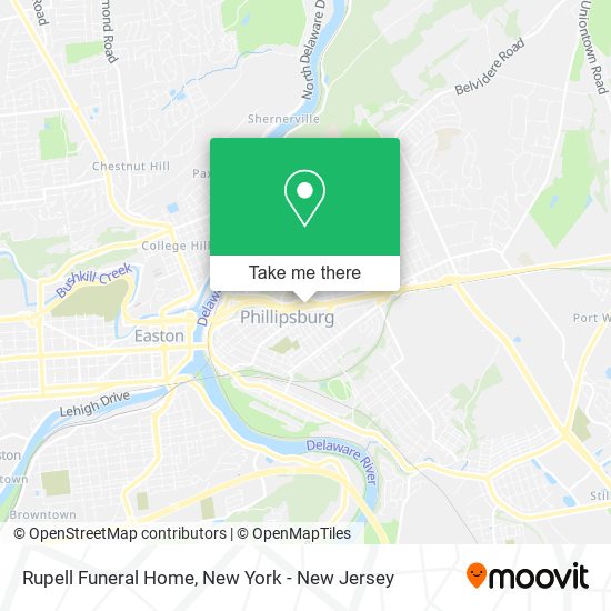 Rupell Funeral Home map