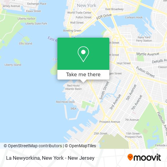 La Newyorkina map