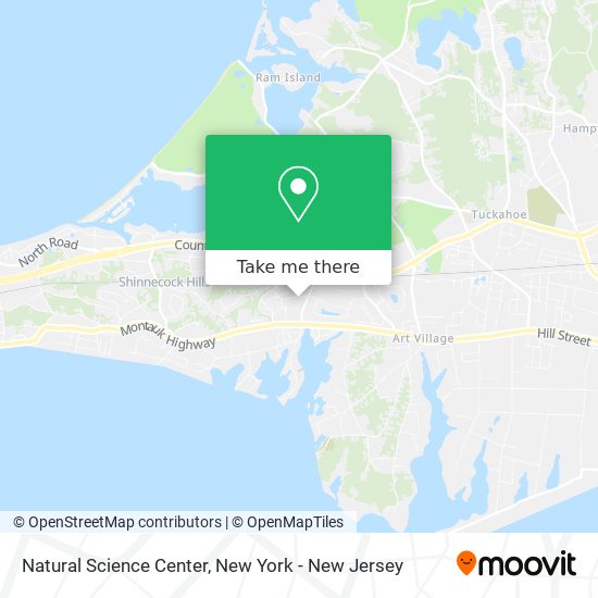 Natural Science Center map