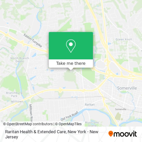 Raritan Health & Extended Care map