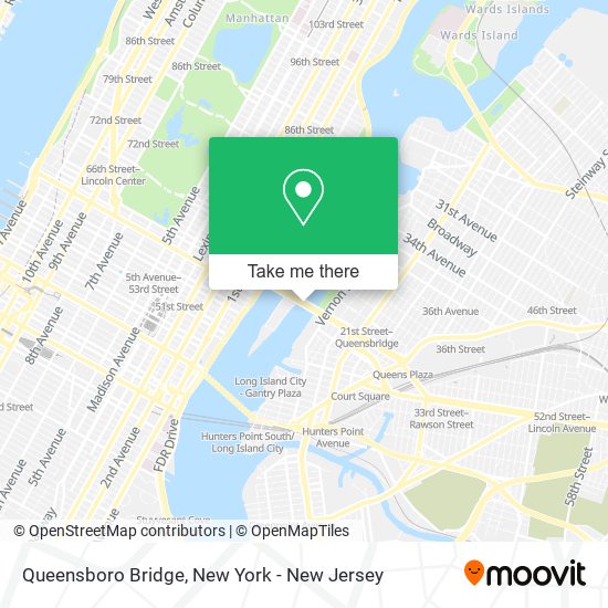 Queensboro Bridge map