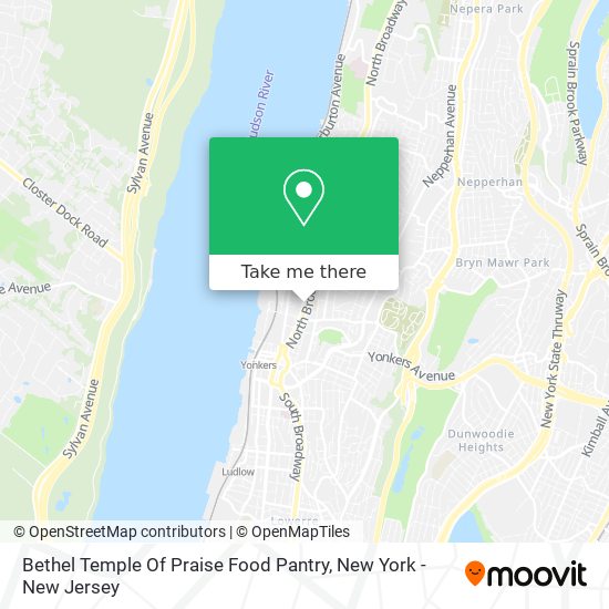 Mapa de Bethel Temple Of Praise Food Pantry