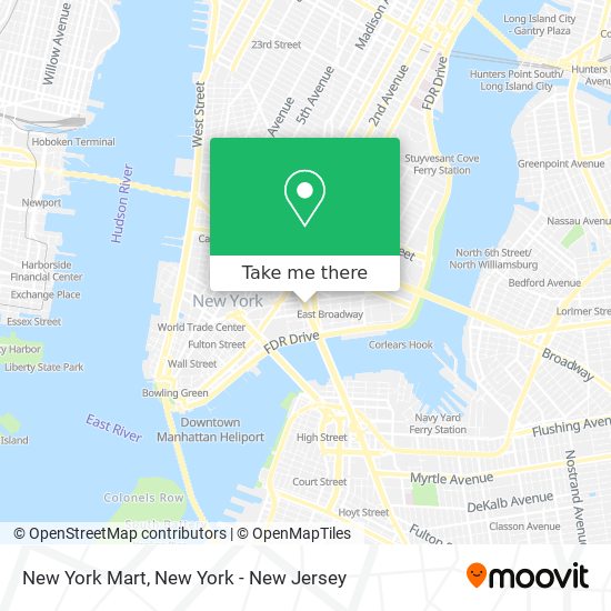 New York Mart map