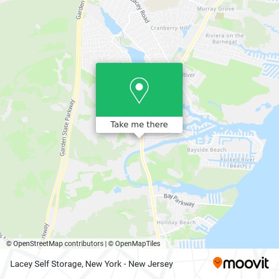 Mapa de Lacey Self Storage