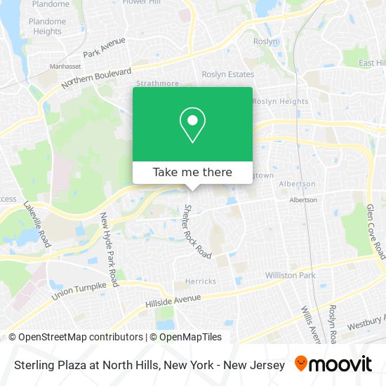 Mapa de Sterling Plaza at North Hills