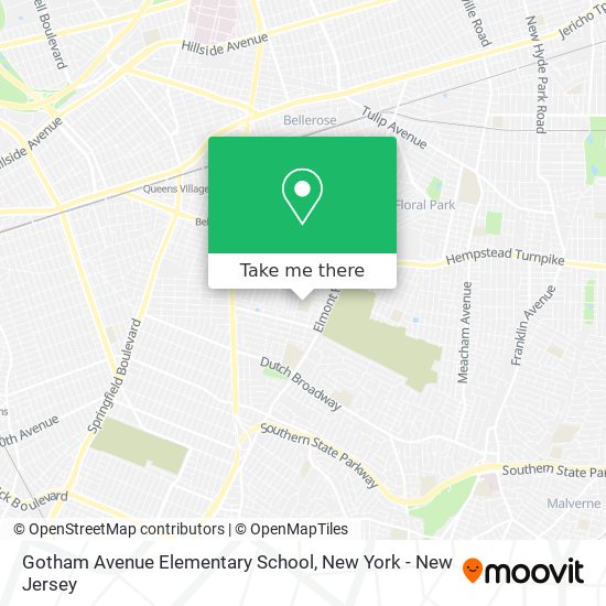 Gotham Avenue Elementary School map